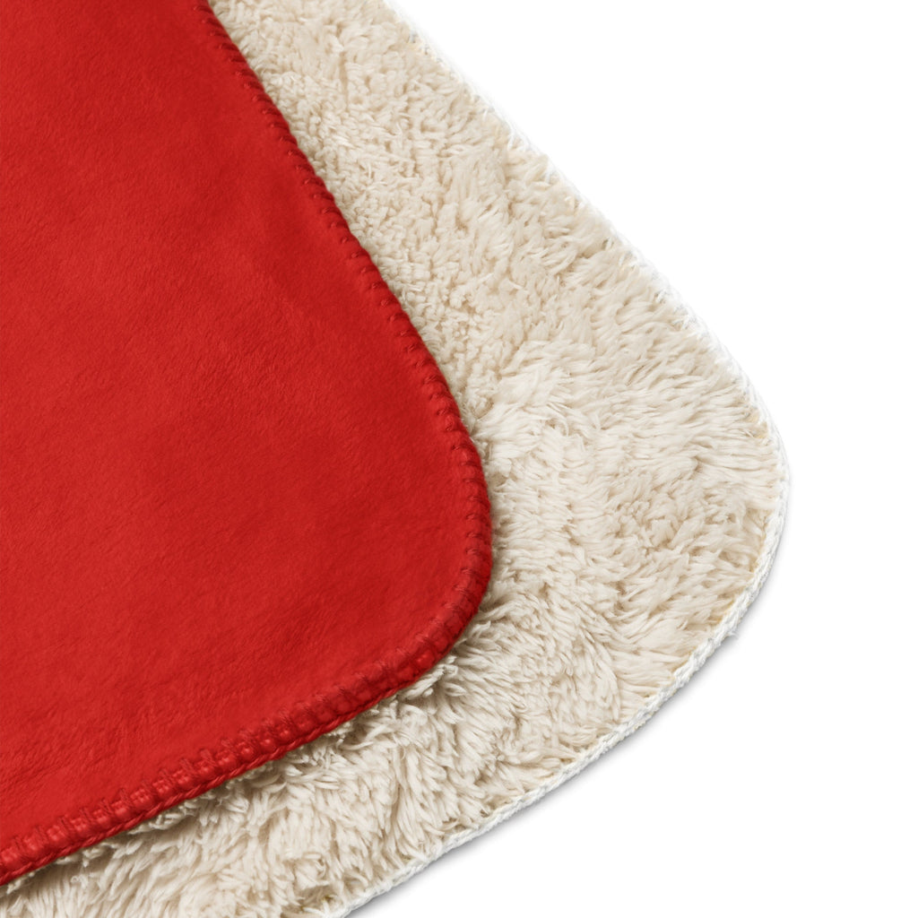 Red, Black, and Green Liberation Flag Sherpa Blanket, Luxury Cultural Sherpa Throw, Marcus Garvey flag, RBG - ERODA Lifestyles