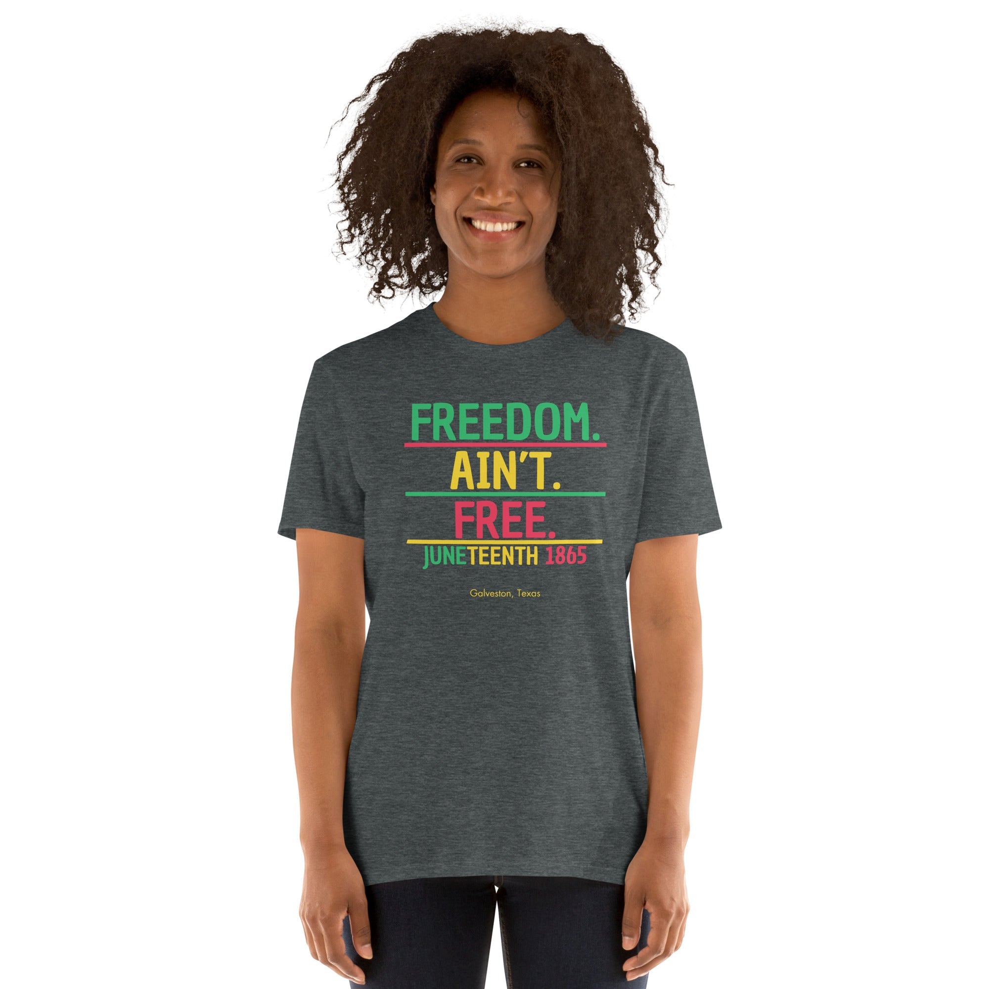 Freedom Ain't Free Black Tee, Juneteenth Tribute Tshirt, Black Freedom Shirt, Statement Black History Shirt - ERODA Lifestyles